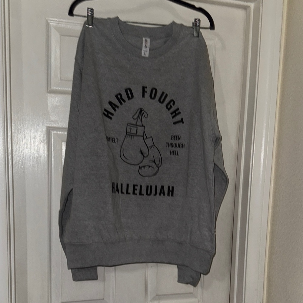 Gray Graphic Sweater